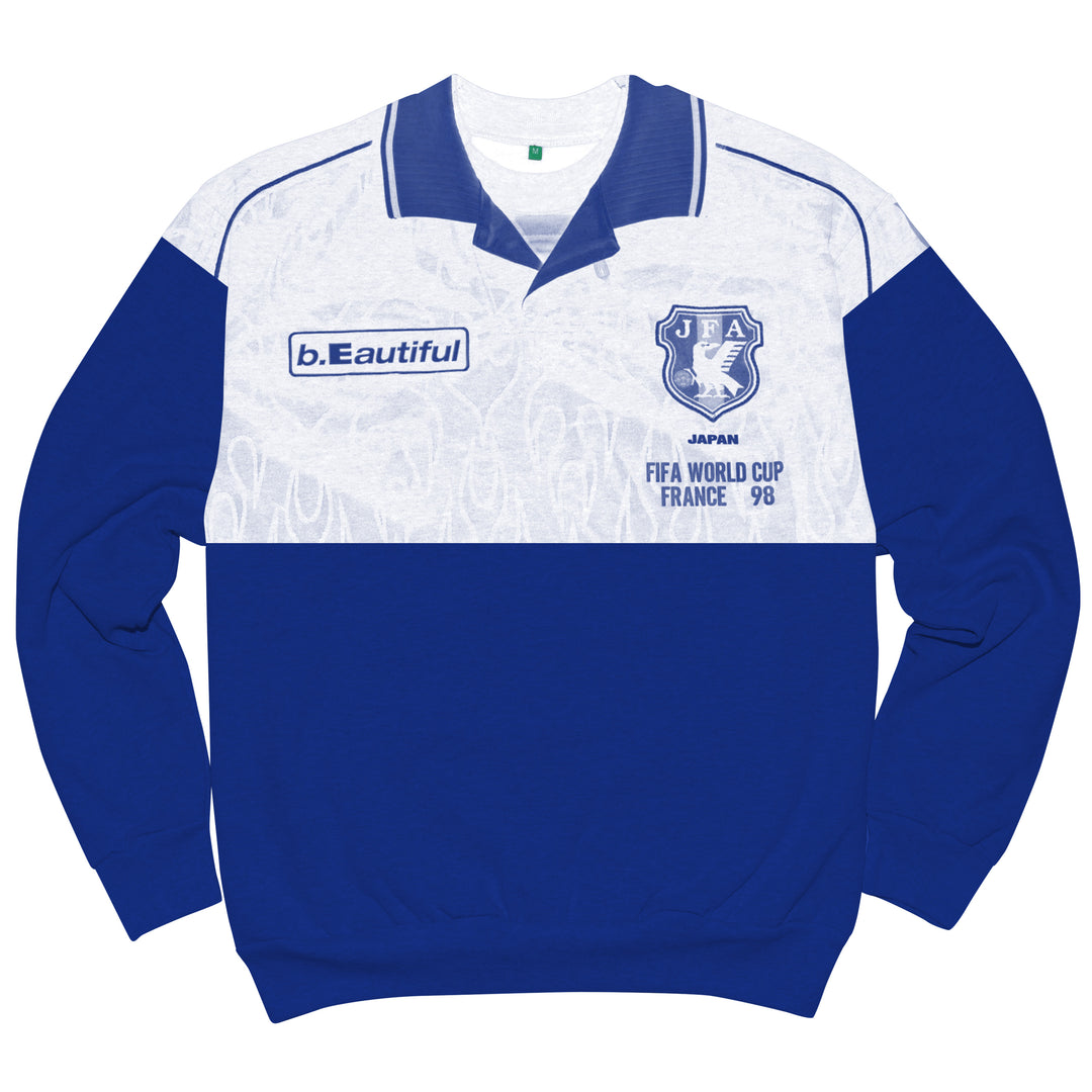 Soccer Jersey 1 Crewneck Sweatshirt (Cobalt Blue)