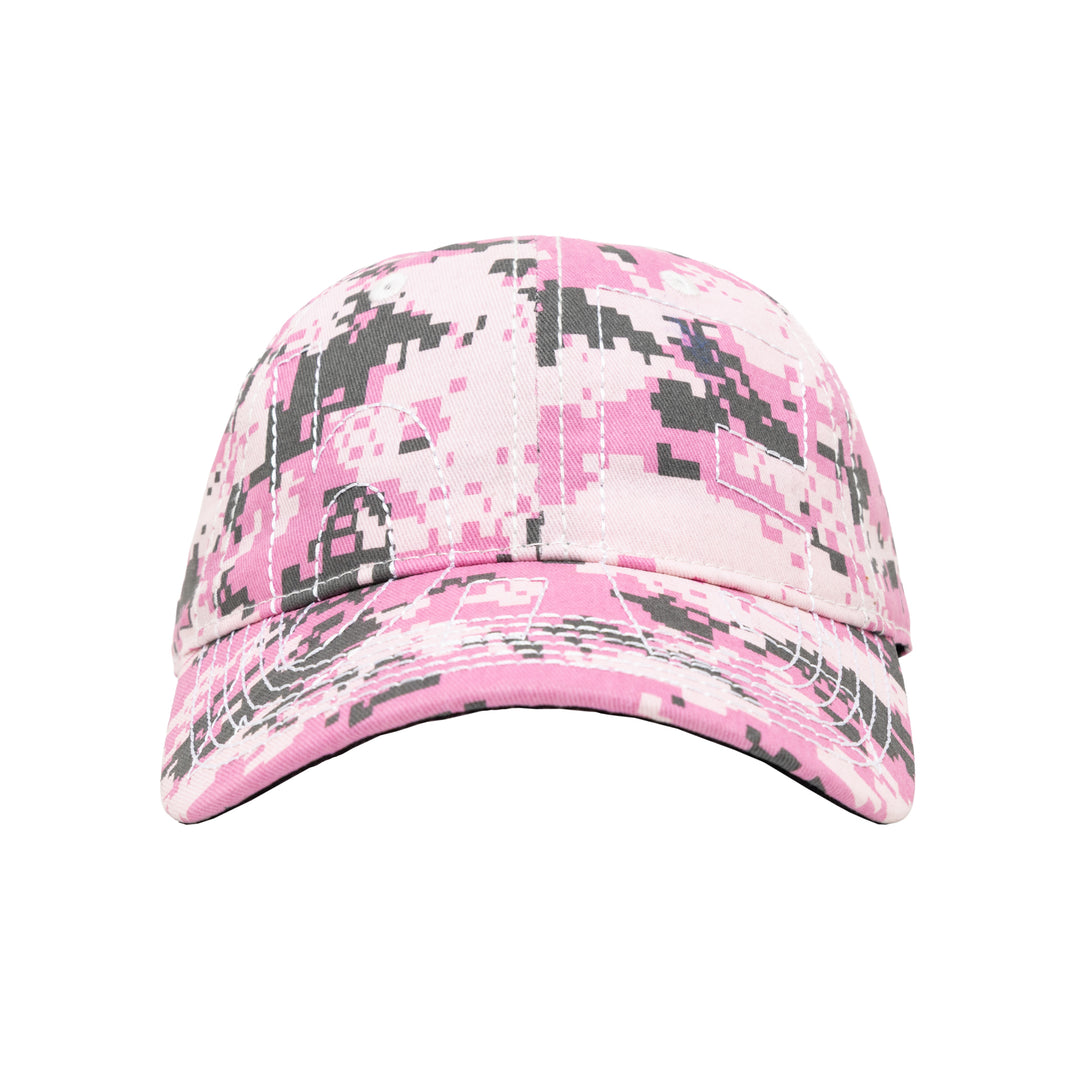 Vapor 6 Panel Hat  (Pink Digicamo / White)
