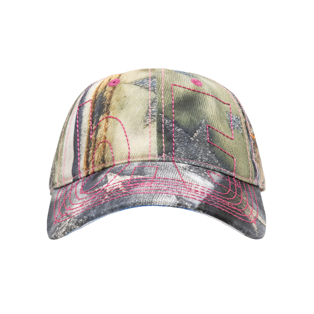 Vapor 6 Panel Hat (Star Denim / Pink)