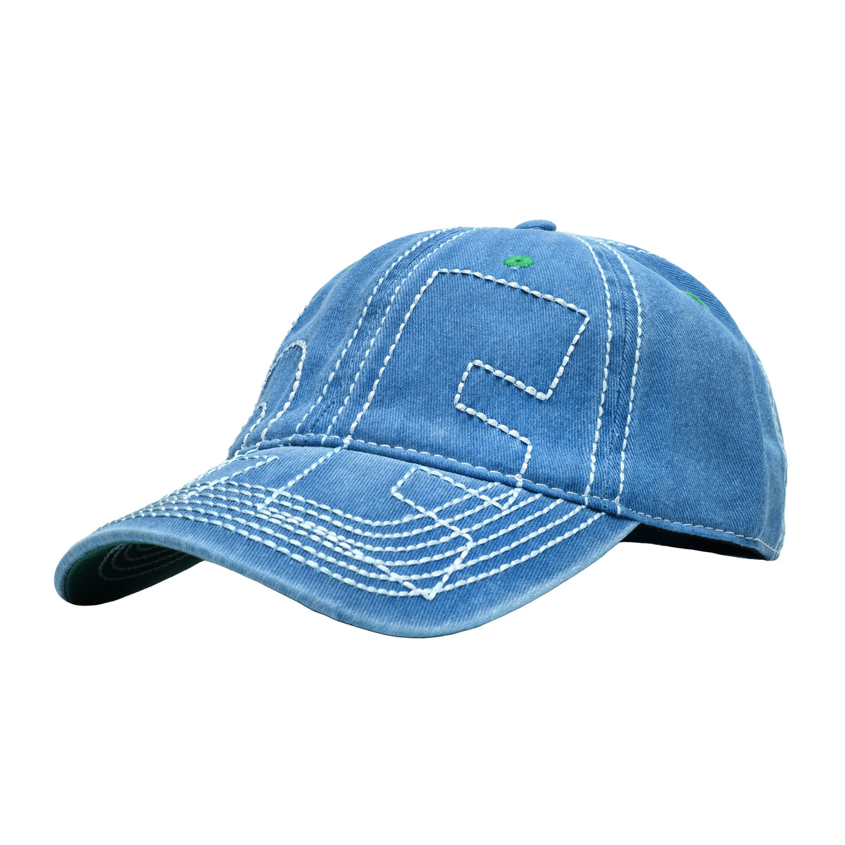 Vapor 6 Panel Hat (Washed Blue)