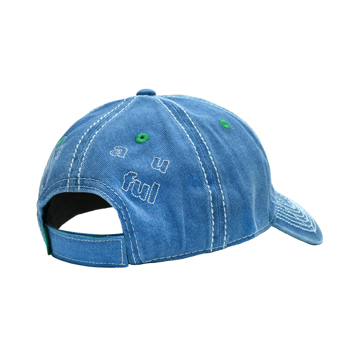 Vapor 6 Panel Hat (Washed Blue)