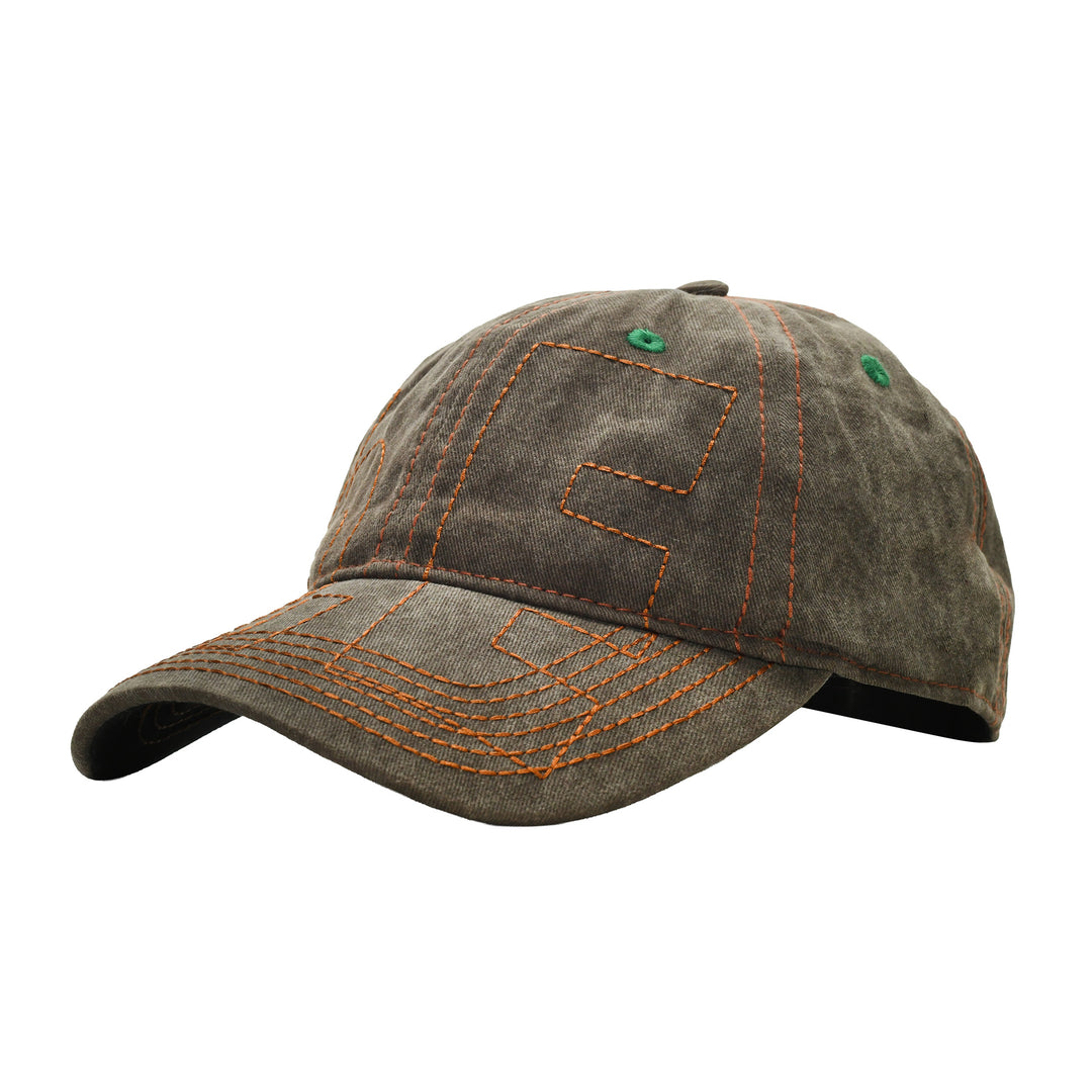 Vapor 6 Panel Hat (Washed Brown / Caramel)