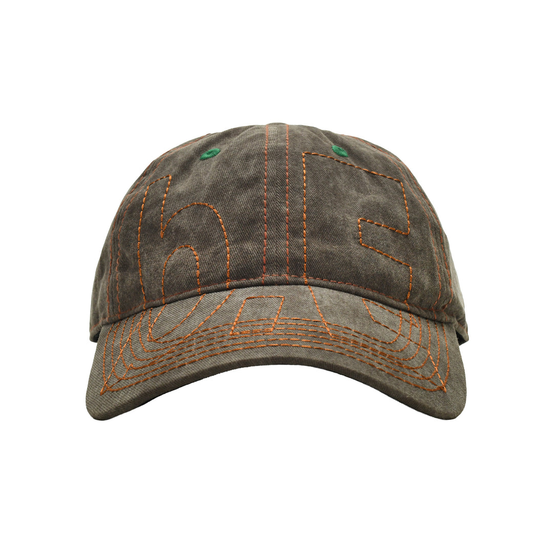 Vapor 6 Panel Hat (Washed Brown / Caramel)