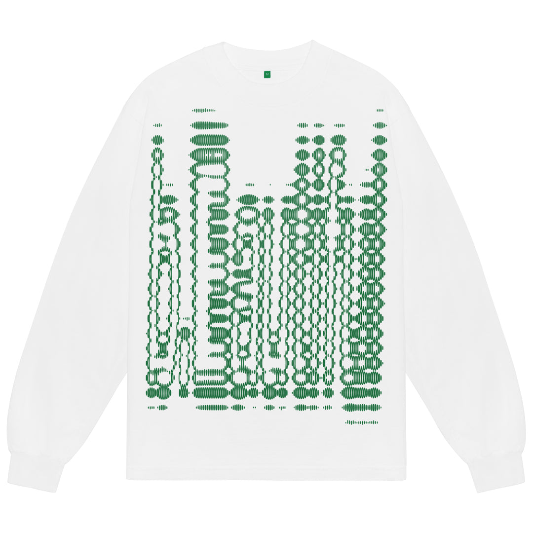 Vapor Logo LS Shirt (White)