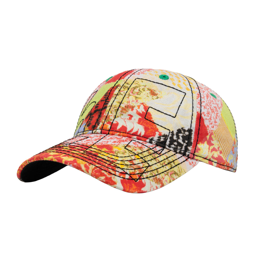 Vapor Low Profile Hat (Red Kimono / Black)