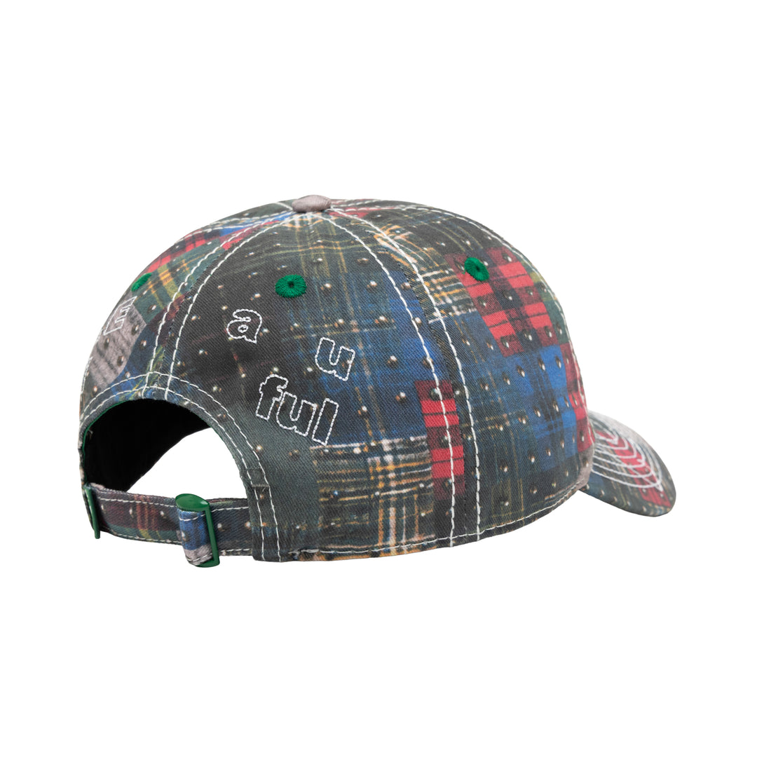 Vapor Low Profile Hat (Studded Plaid / White)