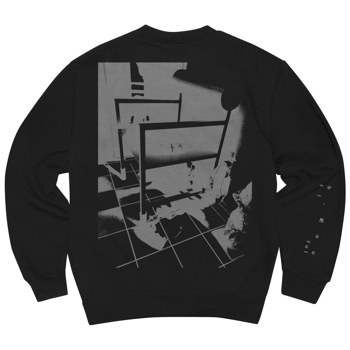 b.Eautiful x WAKA WAKA Soft/Hard Crewneck Sweatshirt (Black Edge)