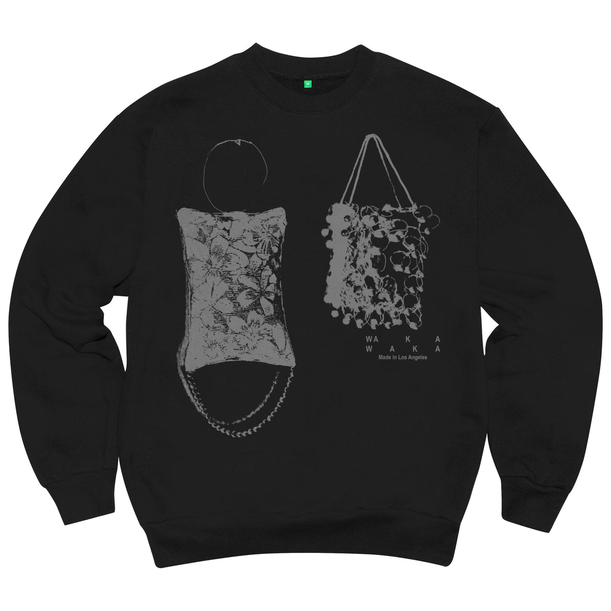 b.Eautiful x WAKA WAKA Soft/Hard Crewneck Sweatshirt (Black Edge)