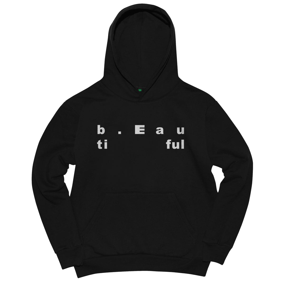 Wide Logo Hoodie (Black)