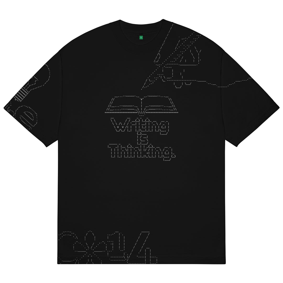 Writing T-Shirt (Black)