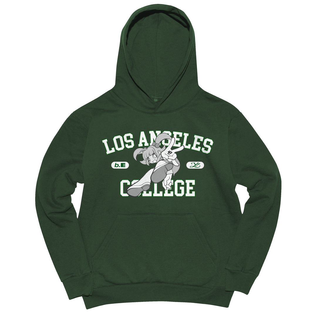 b.Eautiful x Yumin Ha College Hoodie (Green)