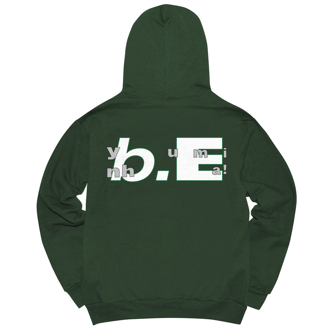 b.Eautiful x Yumin Ha College Hoodie (Green)