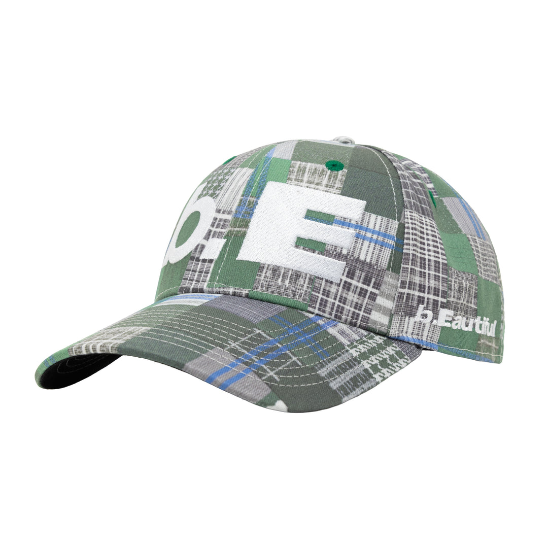 b.E Hat (Green Mix Checker)