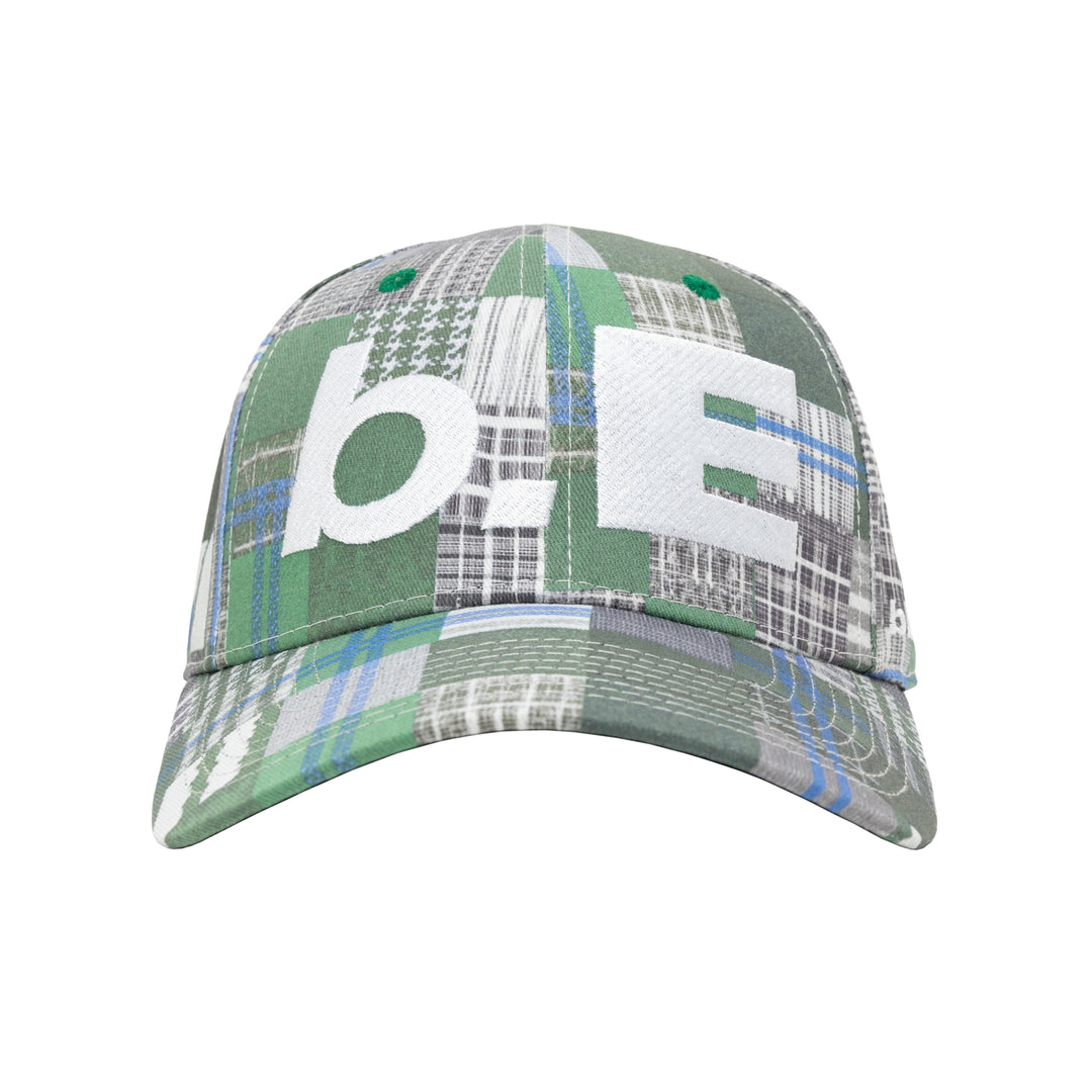 b.E Hat (Green Mix Checker)