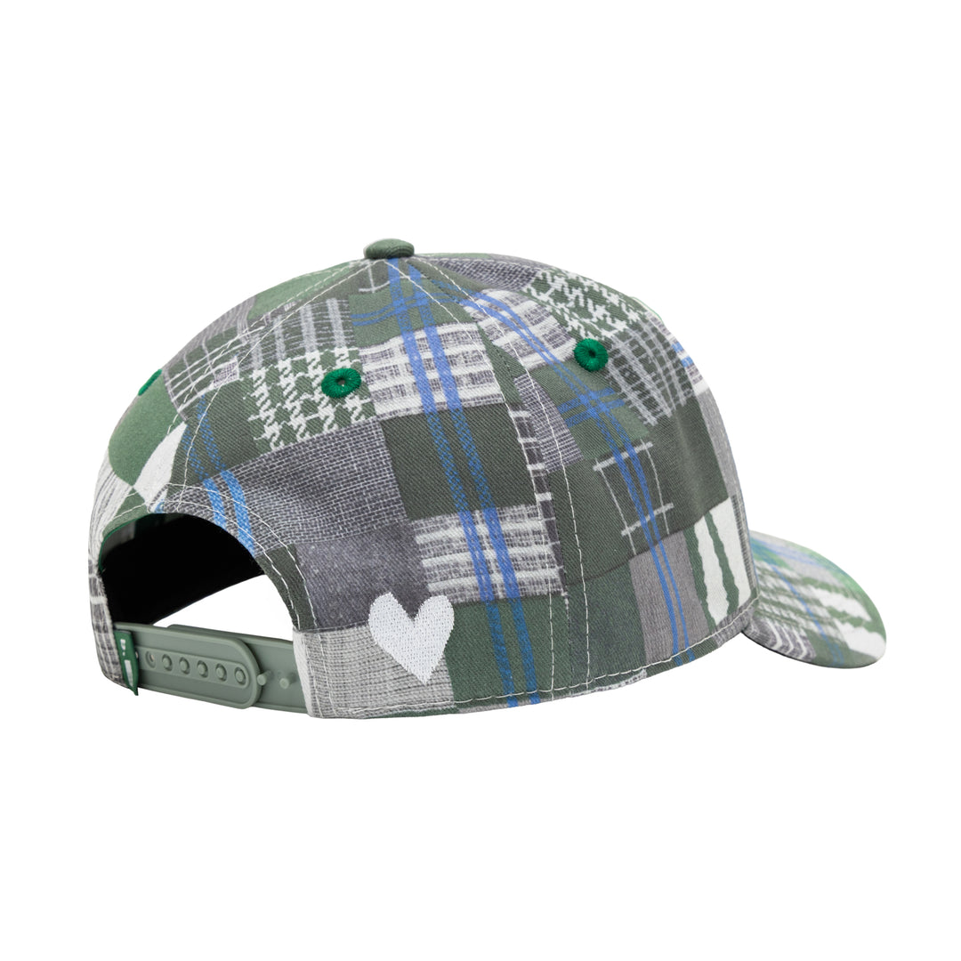 b.E Hat (Green Mix Checker)
