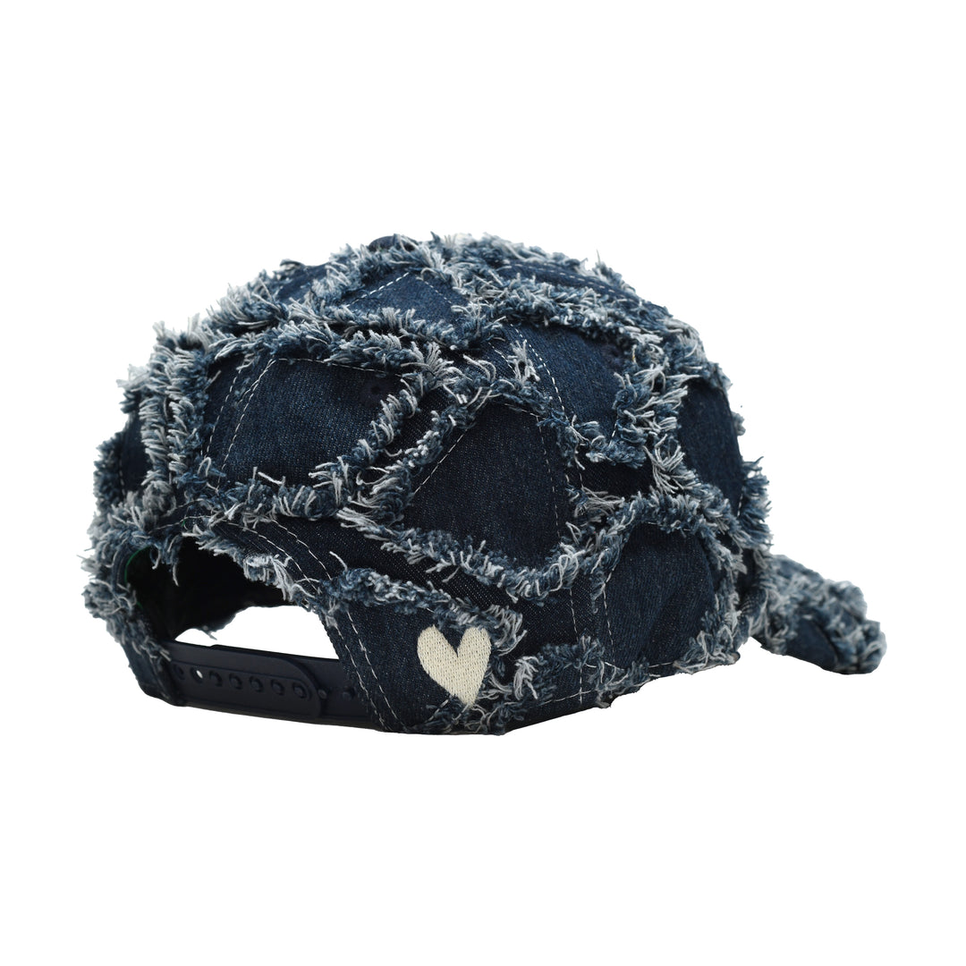 b.E Hat (Navy Diamond Denim)