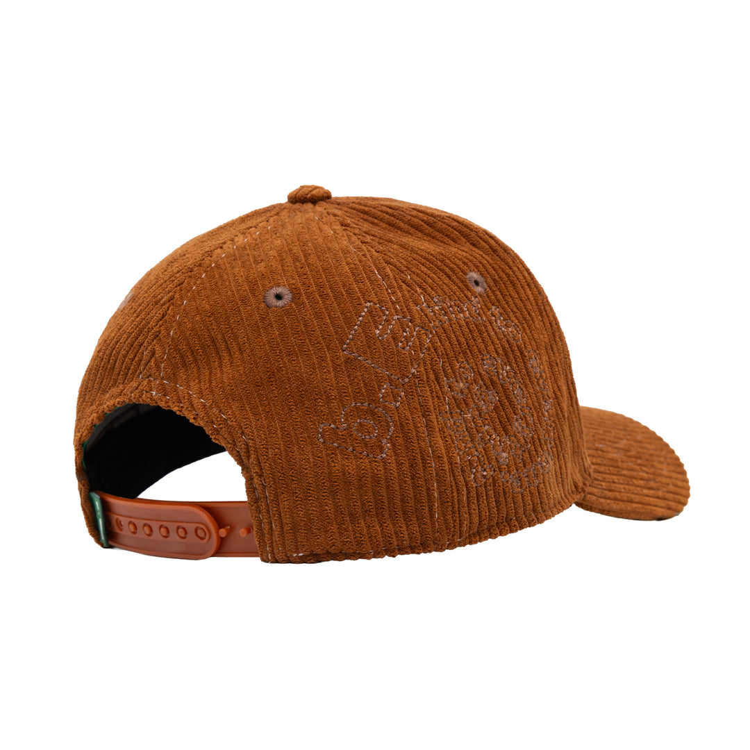 b.E Low Hat (Brown Corduroy / Chocolate)
