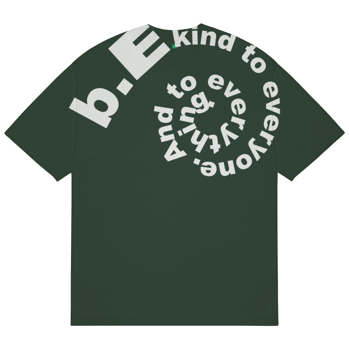 b.E kind Swirl T-Shirt (Green)