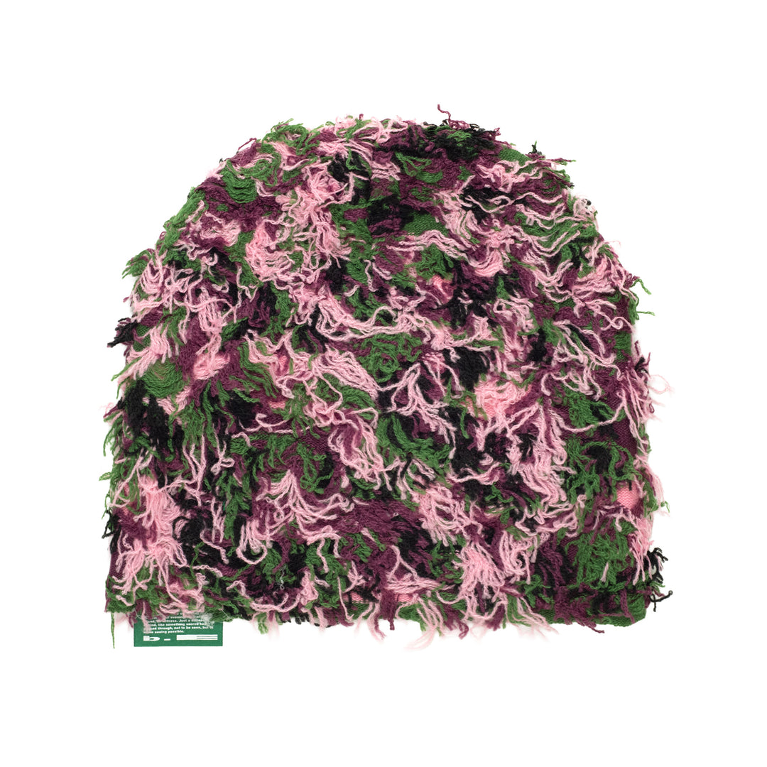 b.e Camo Beanie (Purple / Green)