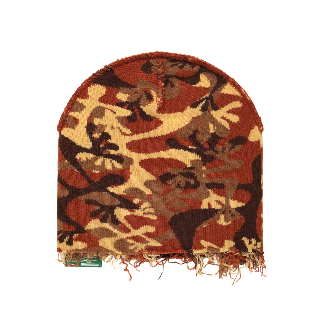 b.e Camo Beanie (Sand / Brown)