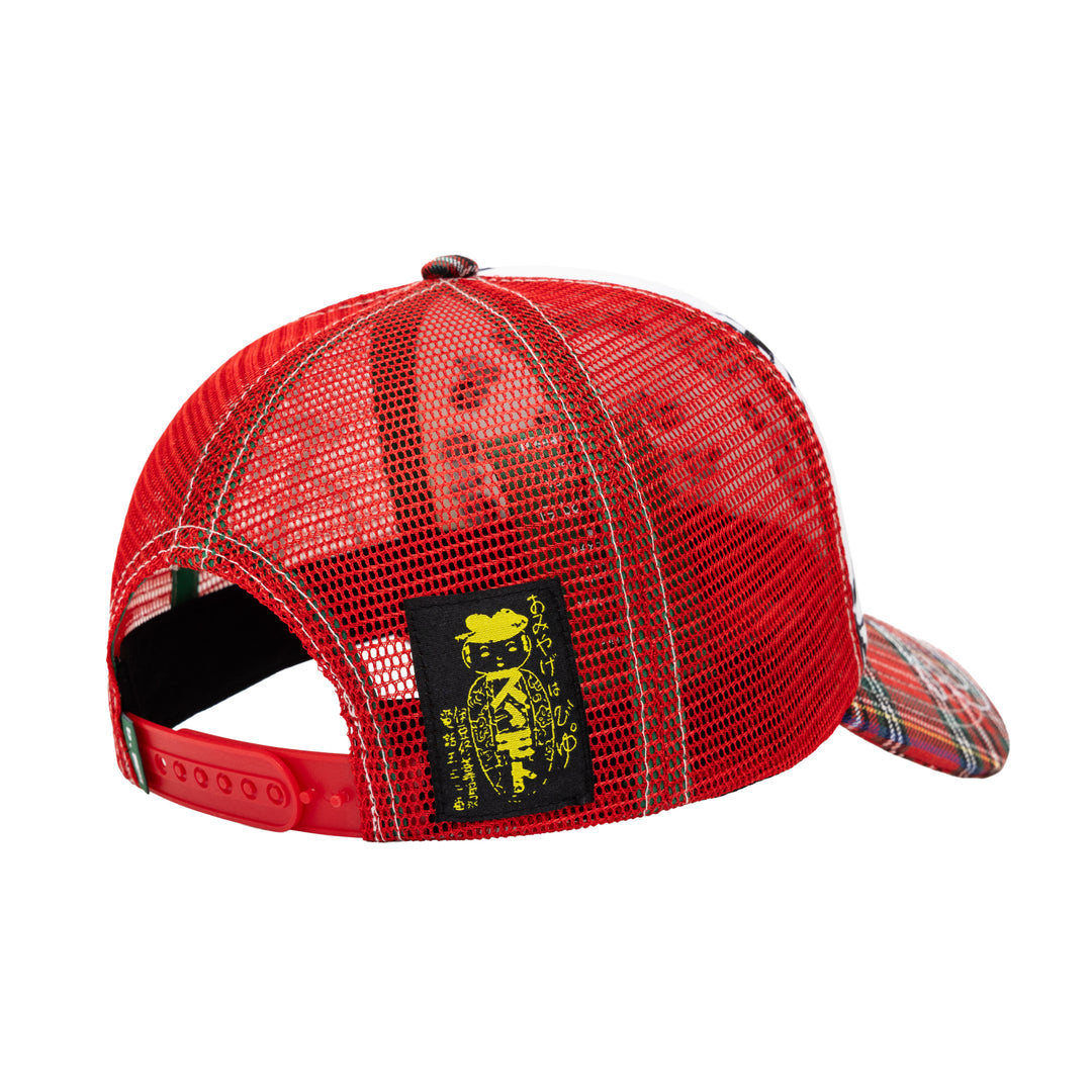b.i Foam Trucker Hat (Red Plaid / Ants)