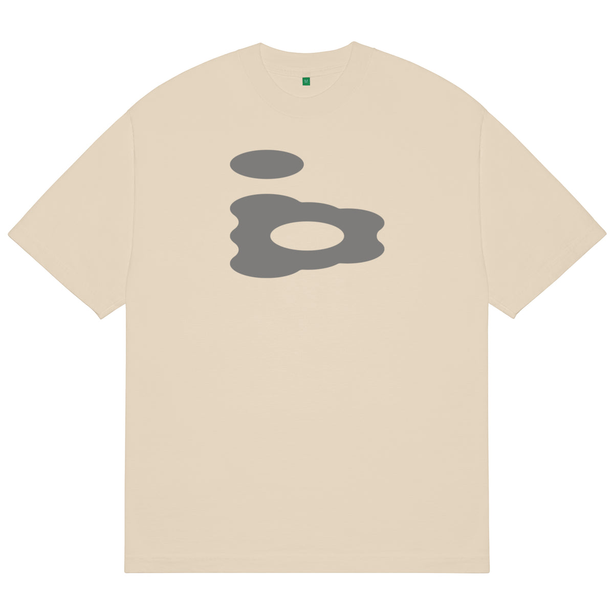 b-mode T-Shirt (Beige/Grey)