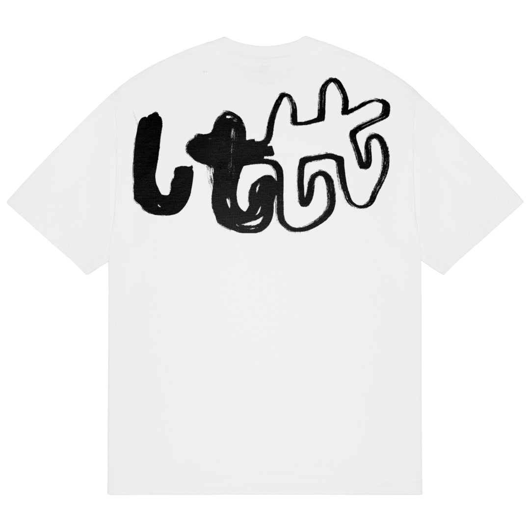 b.Eautiful x LTTT Puffy Fish T-Shirt (White)