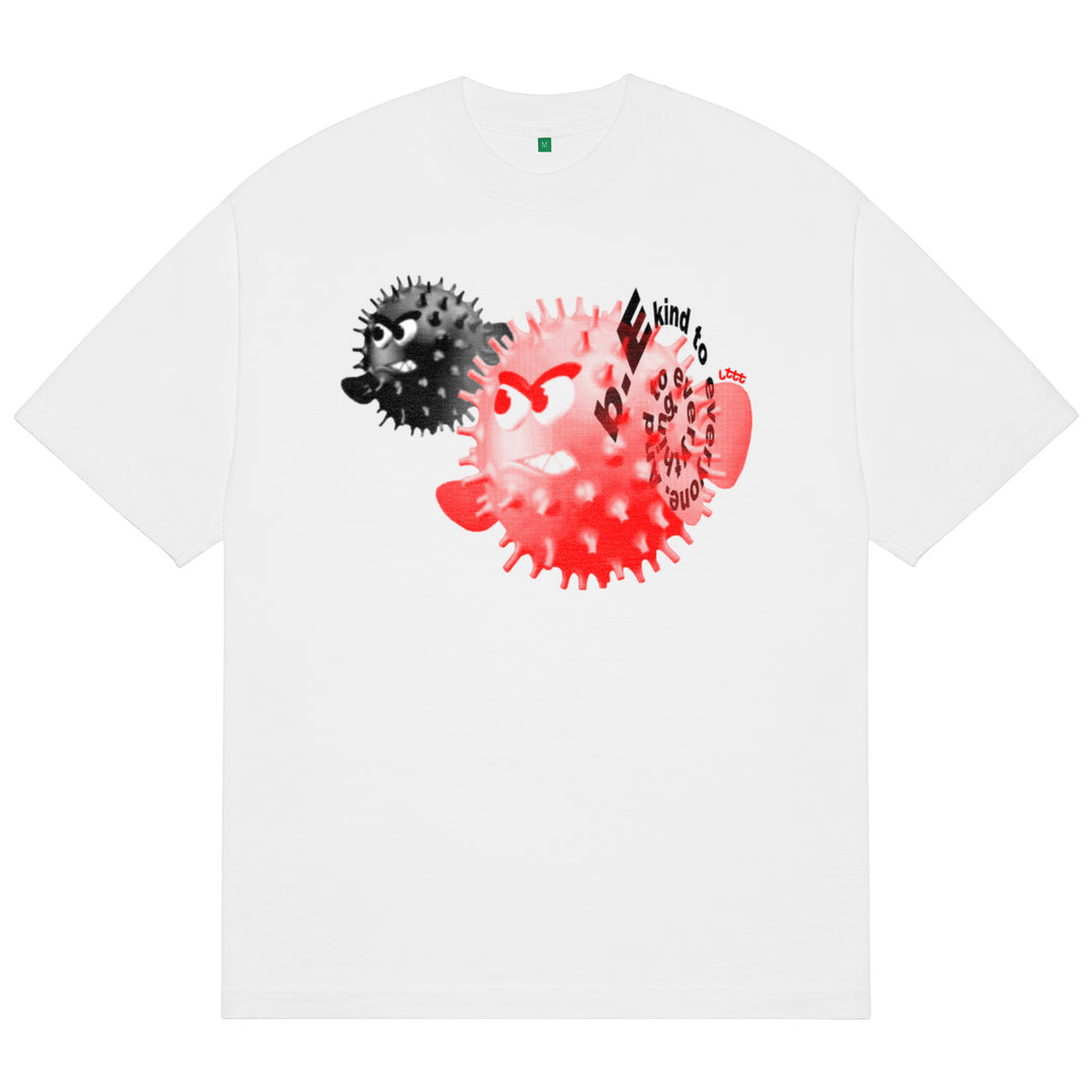 b.Eautiful x LTTT Puffy Fish T-Shirt (White)