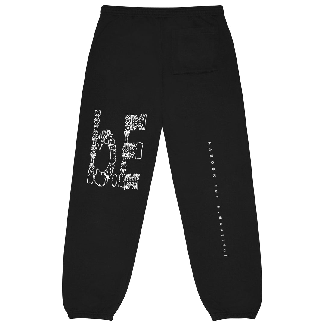 b.Eautiful x NANOOK Bigfoot Sweatpants (Black)