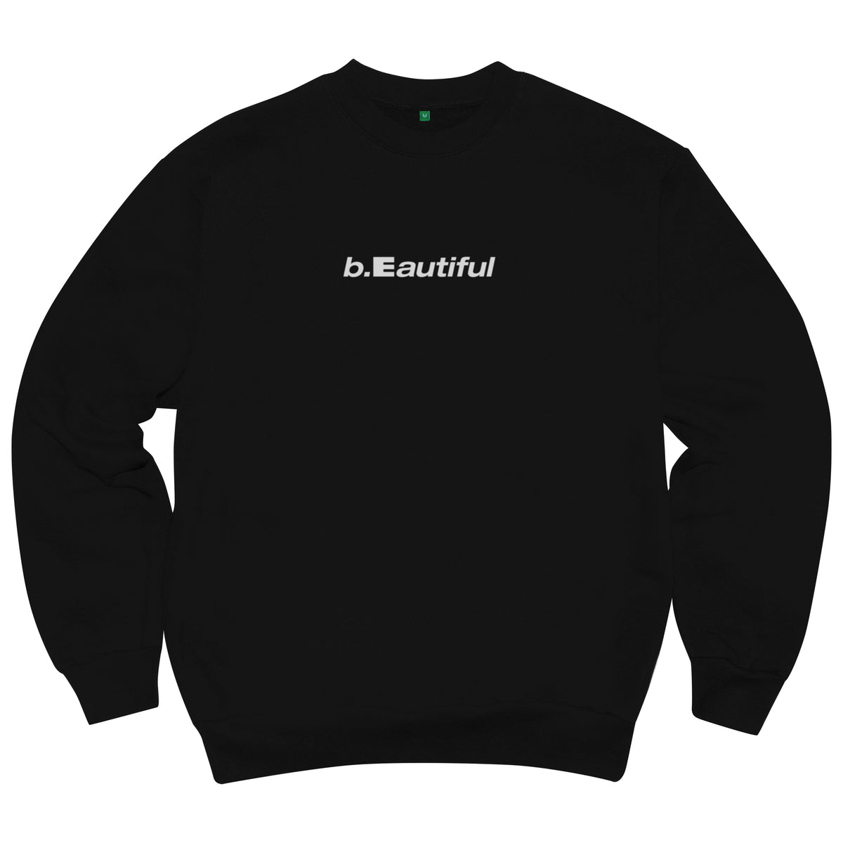 All Black Clean Logo Sweatshirt