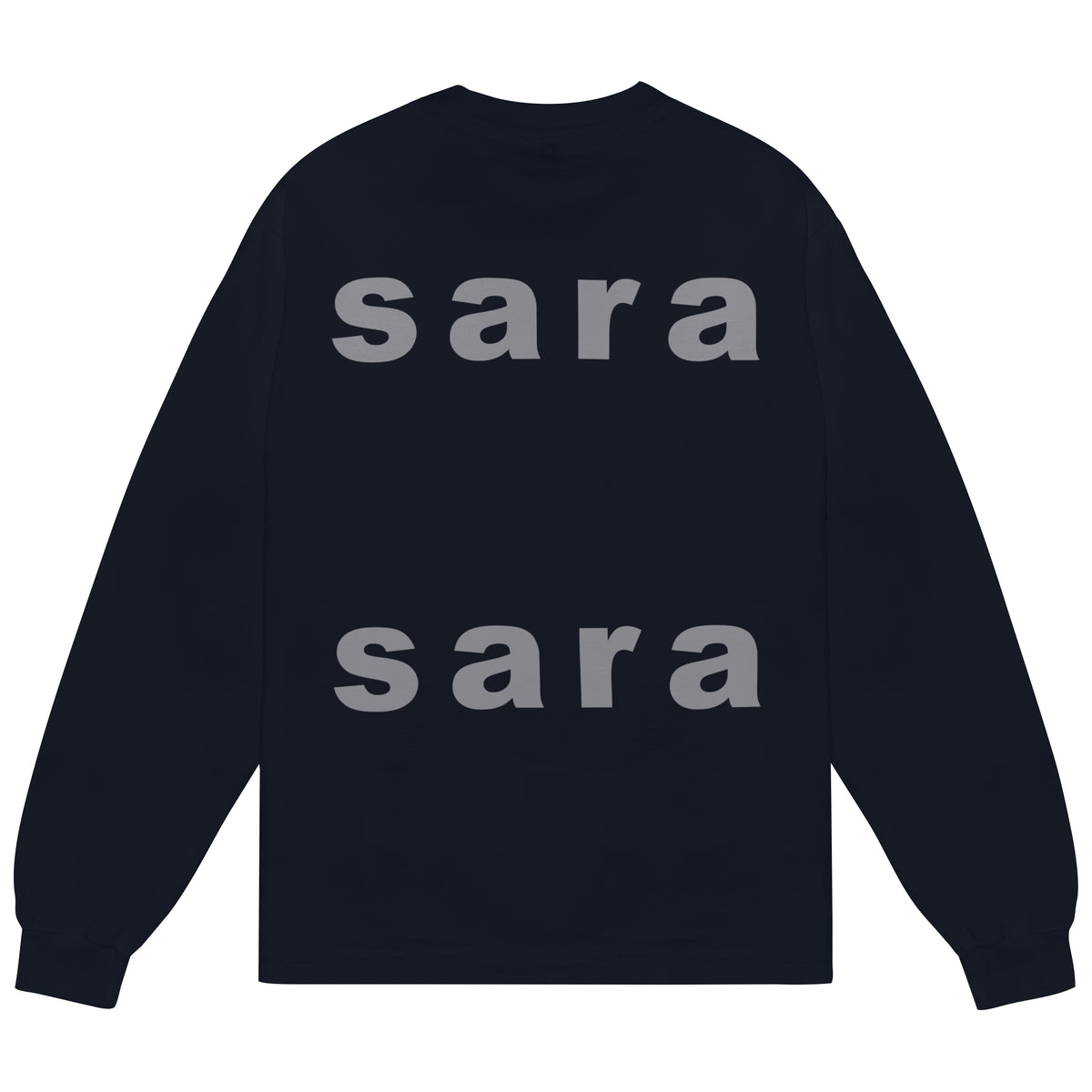 sara-sara L/S Shirt (Navy)